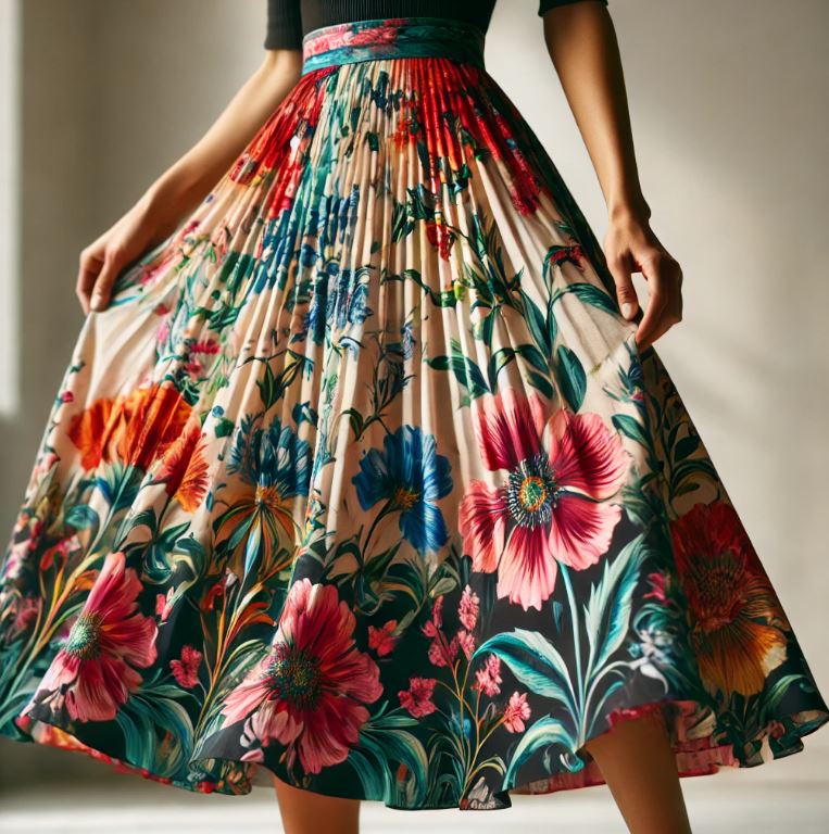 Jupes colorées